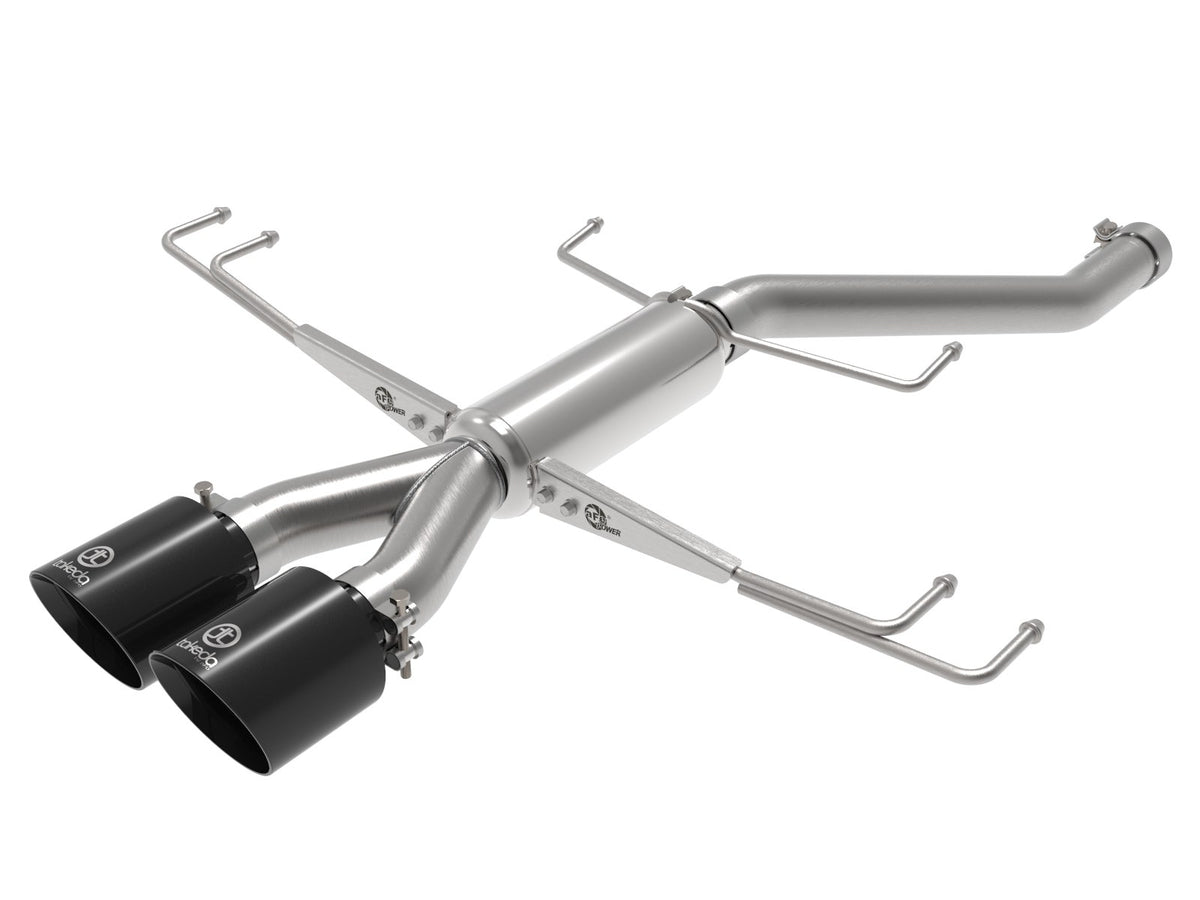 aFe Takeda 2-1/2 IN 304 Stainless Steel Axle-Back Exhaust System - Honda Civic Type R 2017-2021