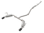 aFe Takeda 2-1/2 IN to 2-1/4 IN 304 Stainless Steel Cat-Back Exhaust System w/ Carbon Fiber Tip - Honda Civic Sedan 2022-2024