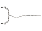 aFe Takeda 2-1/2 IN to 2-1/4 IN 304 Stainless Steel Cat-Back Exhaust System w/ Carbon Fiber Tip - Honda Civic Sedan 2022-2024