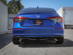 aFe Takeda 2-1/2 IN to 2-1/4 IN 304 Stainless Steel Cat-Back Exhaust System w/ Carbon Fiber Tip - Honda Civic Sedan 2022-2024