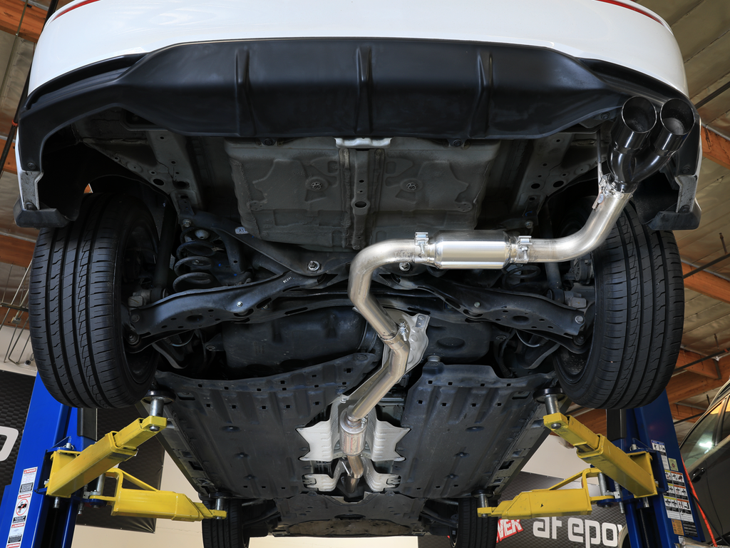 aFe Takeda 2-1/2 IN 304 Stainless Steel Cat-Back Exhaust System w/ Black Tip - Honda Civic Sport Hatchback 2022-2026