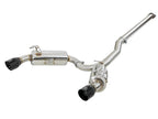 aFe Takeda 3 IN to 2-1/2 IN 304 Stainless Steel Cat-Back Exhaust System - Mitsubishi Lancer EVO X 2008-2015