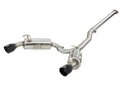aFe Takeda 3 IN to 2-1/2 IN 304 Stainless Steel Cat-Back Exhaust System - Mitsubishi Lancer EVO X 2008-2015