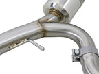 aFe Takeda 3 IN to 2-1/2 IN 304 Stainless Steel Cat-Back Exhaust System - Mitsubishi Lancer EVO X 2008-2015