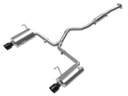 aFe Takeda 2-1/2 IN to 2-1/4 IN 304 Stainless Steel Cat-Back Exhaust System w/ Black Tip - Subaru Forester 2014-2018