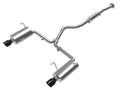 aFe Takeda 2-1/2 IN to 2-1/4 IN 304 Stainless Steel Cat-Back Exhaust System w/ Black Tip - Subaru Forester 2014-2018