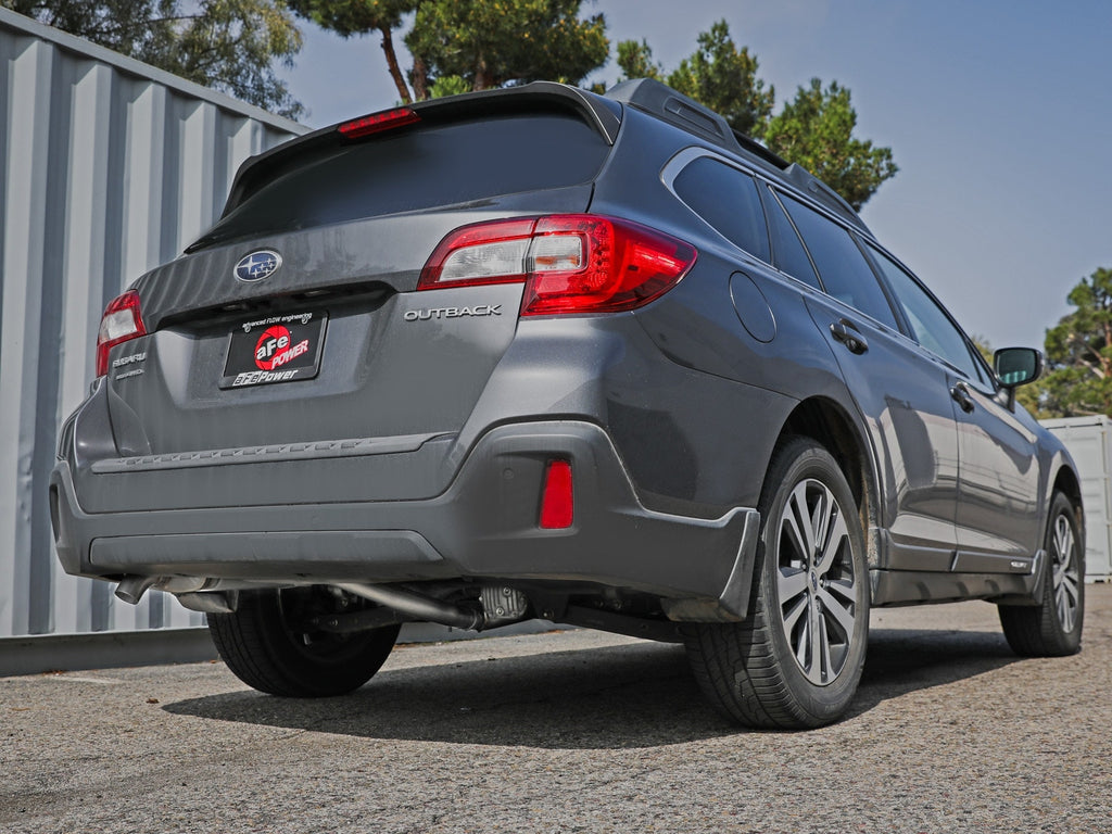 aFe Takeda 2-1/2 IN 304 Stainless Steel Cat-Back Hi-Tuck Exhaust System - Subaru Outback 2015-2019