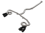 aFe Takeda 3 IN to 2-1/2 IN 304 Stainless Steel Cat-Back Exhaust System w/ Black Tip - Subaru WRX 2022-2026