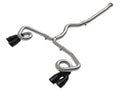 aFe Takeda 3 IN to 2-1/2 IN 304 Stainless Steel Cat-Back Exhaust System w/ Black Tip - Subaru WRX 2022-2026
