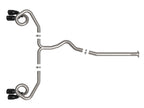 aFe Takeda 3 IN to 2-1/2 IN 304 Stainless Steel Cat-Back Exhaust System w/ Black Tip - Subaru WRX 2022-2026