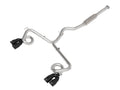 aFe Takeda 3 IN to 2-1/2 IN 304 Stainless Steel Cat-Back Exhaust System w/ Black Tip - Subaru WRX/STI 2015-2021