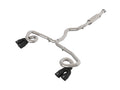 aFe Takeda 3 IN to 2-1/2 IN 304 Stainless Steel Cat-Back Exhaust System w/ Black Tip - Subaru WRX 2022-2026