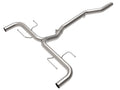 aFe MACH Force-Xp 3 IN to 2-1/2 IN 304 Stainless Steel Axle-Back Exhaust System - Alfa Romeo Giulia 2017-2026