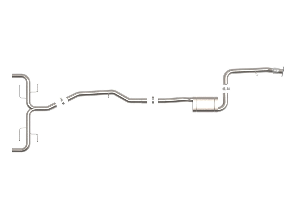 aFe MACH Force-Xp 3 IN to 2-1/2 IN 304 Stainless Steel Cat-Back Exhaust System - Alfa Romeo Giulia 2017-2026
