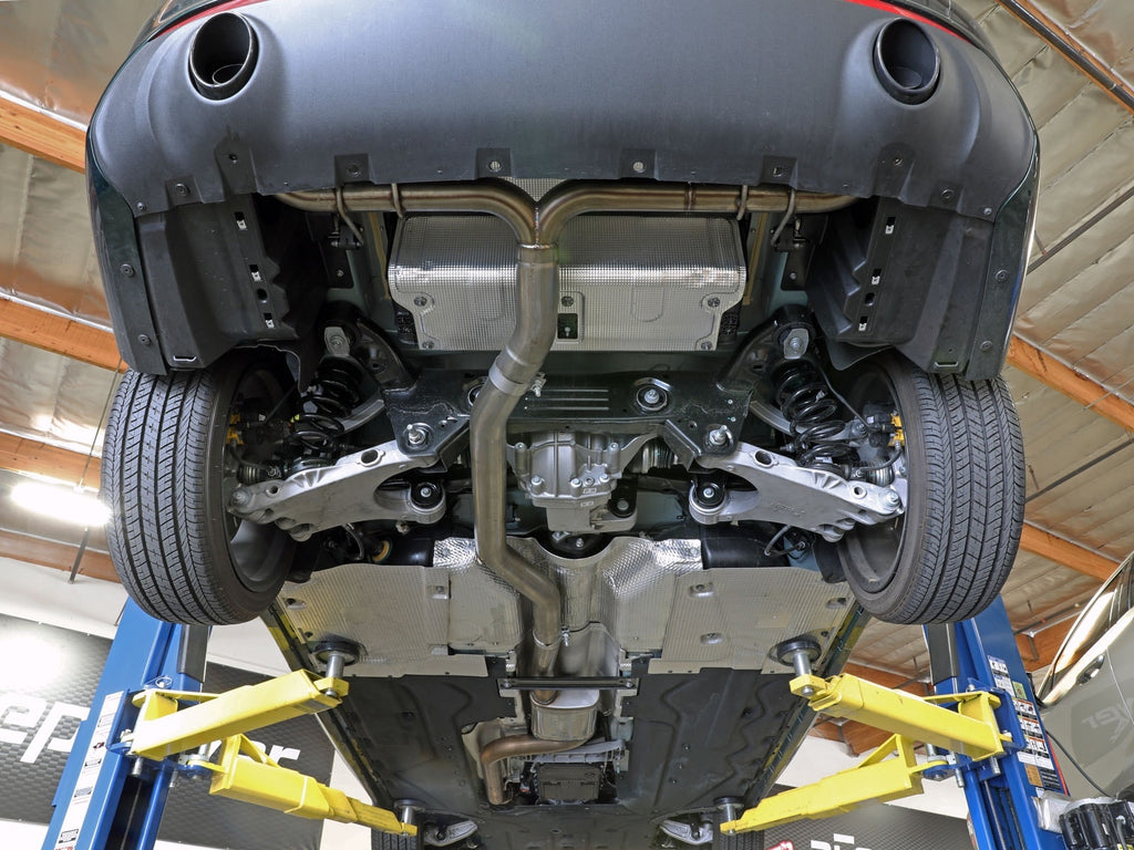 aFe MACH Force-Xp 3 IN to 2-1/2 IN 304 Stainless Steel Cat-Back Exhaust System - Alfa Romeo Giulia 2017-2026