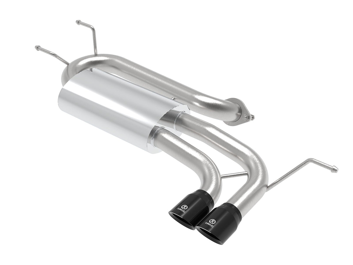 aFe Takeda 2-1/2 IN to 2-1/4 IN 304 Stainless Steel Axle-Back Exhaust w/ Black Tip - Mazda MX-5 Miata (ND) 2016-2026