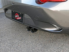 aFe Takeda 2-1/2 IN to 2-1/4 IN 304 Stainless Steel Axle-Back Exhaust w/ Black Tip - Mazda MX-5 Miata (ND) 2016-2026