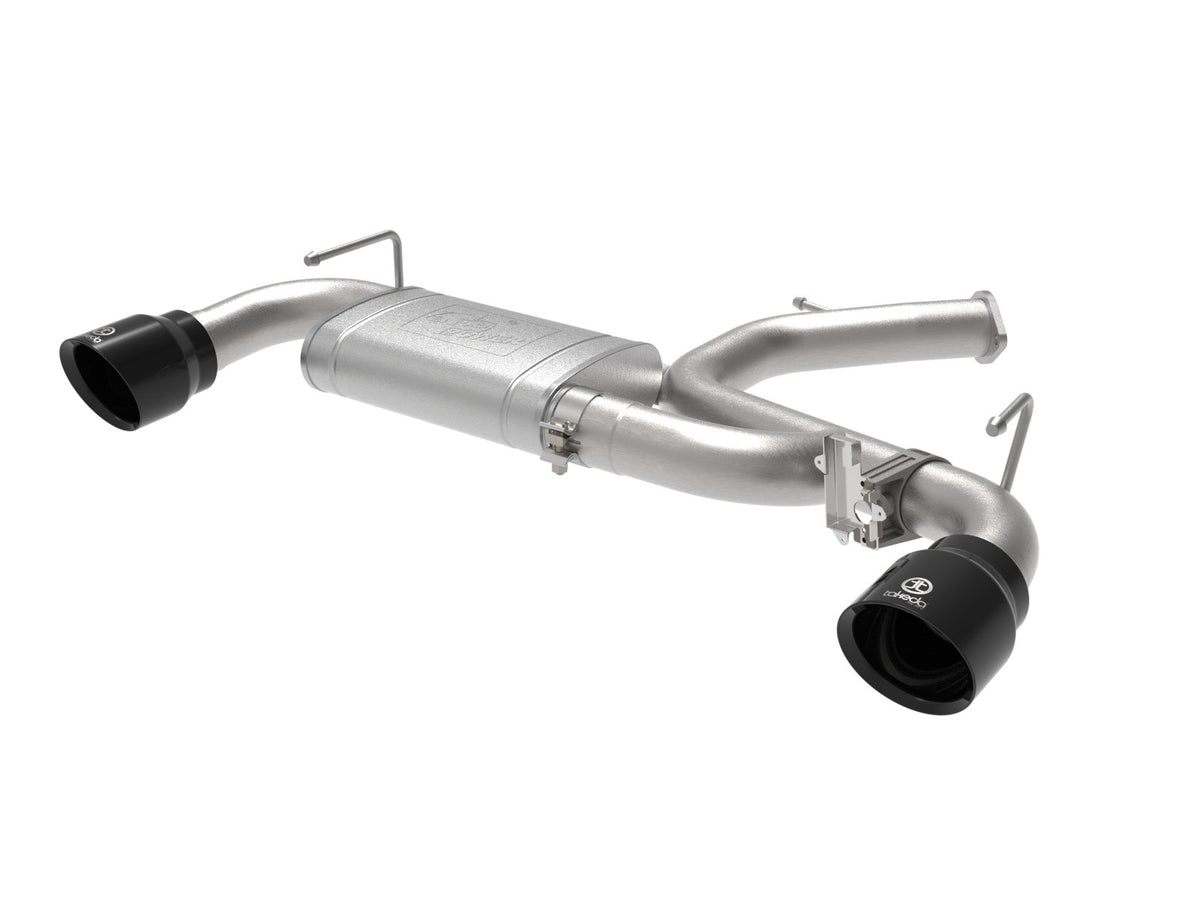 aFe Takeda 3 IN 304 Stainless Steel Axle-Back Exhaust System w/ Black Tip - Hyundai Veloster N 2019-2020