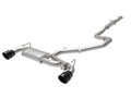 aFe Takeda 3 IN 304 Stainless Steel Cat-Back Exhaust System w/ Black Tip - Hyundai Veloster N 2019-2020