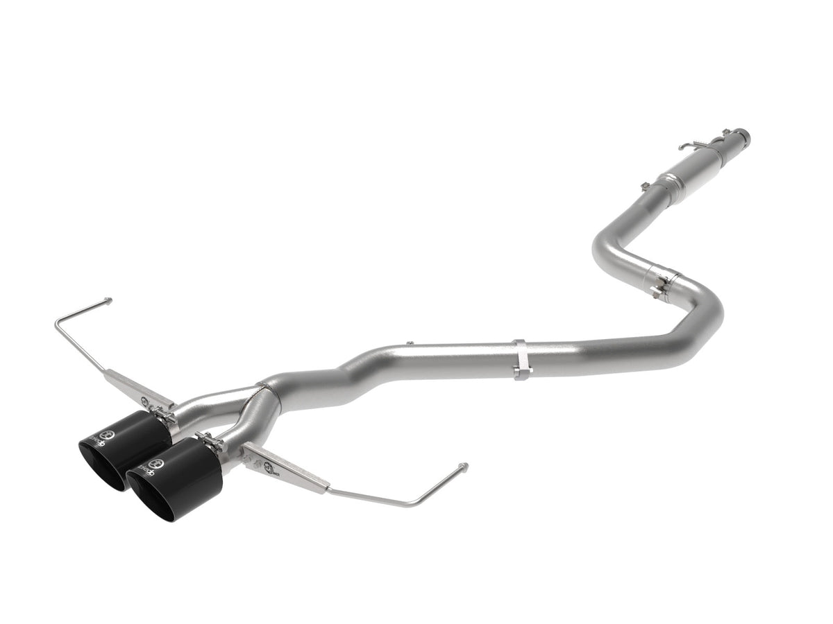 aFe Takeda 3 IN to 2-1/2 IN 304 Stainless Steel Cat-Back Exhaust System - Hyundai Veloster 2019-2021