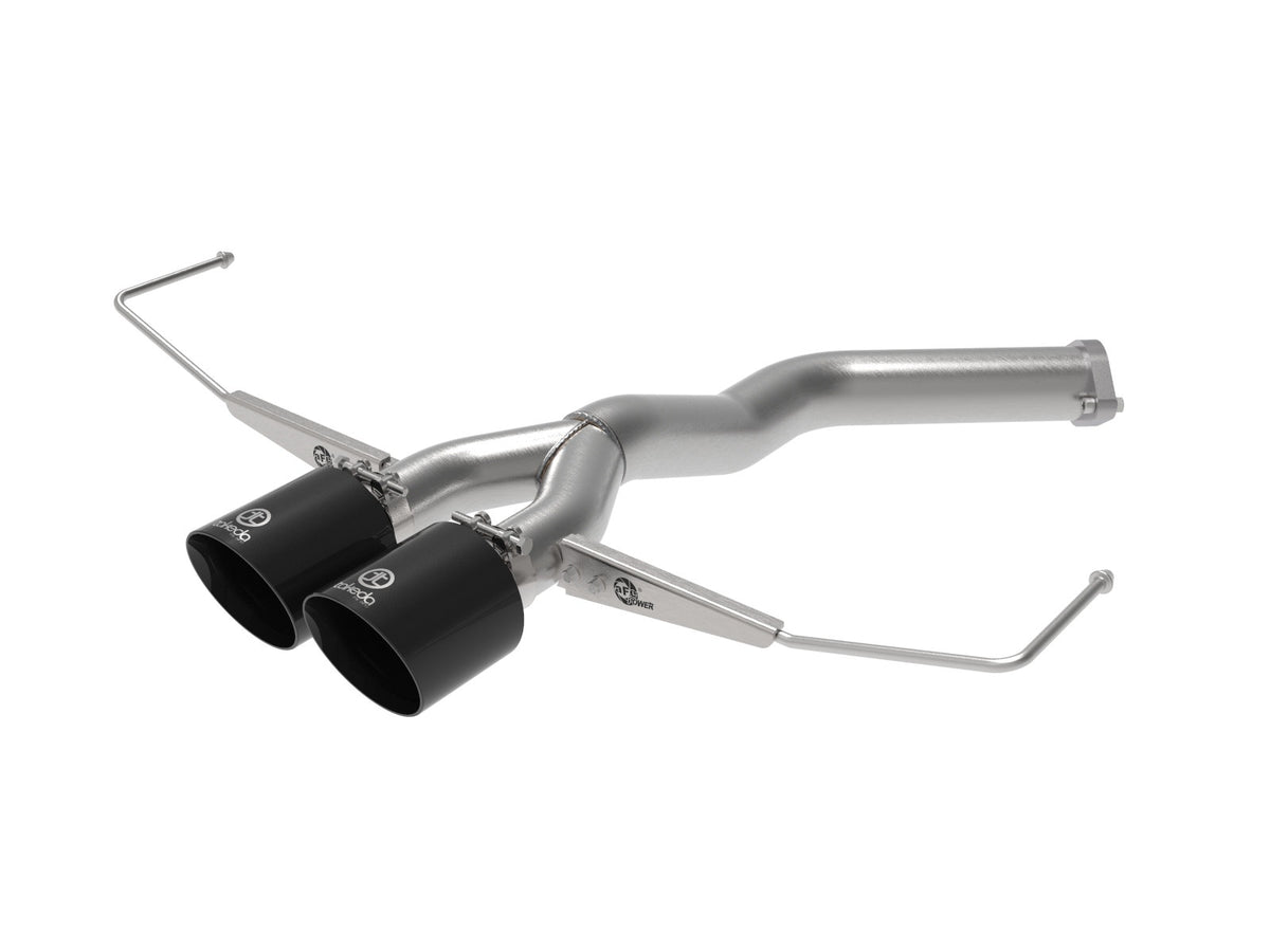 aFe Takeda 3 IN to 2-1/2 IN 304 Stainless Steel Axle-Back Exhaust System - Hyundai Veloster 2019-2021