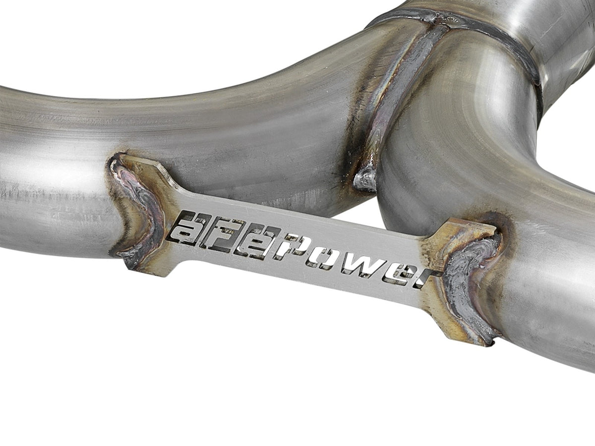 aFe Takeda 2-1/2 IN 304 Stainless Steel Axle-Back Exhaust System - Mazda 3 Hatchback 2014-2018