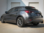aFe Takeda 2-1/2 IN 304 Stainless Steel Axle-Back Exhaust System - Mazda 3 Hatchback 2014-2018
