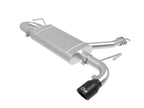 aFe Takeda 2-1/2 IN 304 Stainless Steel Axle-Back Exhaust System w/ Black Tip - Hyundai Kona 2018-2023