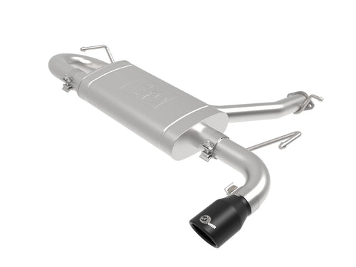 aFe Takeda 2-1/2 IN 304 Stainless Steel Axle-Back Exhaust System w/ Black Tip - Hyundai Kona 2018-2023
