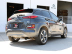 aFe Takeda 2-1/2 IN 304 Stainless Steel Axle-Back Exhaust System w/ Black Tip - Hyundai Kona 2018-2023