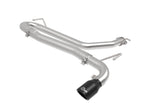 aFe Takeda 2-1/2 IN 304 Stainless Steel Axle-Back Exhaust System w/ Black Tip - No Muffler - Hyundai Kona 2018-2023