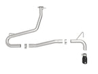aFe Takeda 2-1/2 IN 304 Stainless Steel Axle-Back Exhaust System w/ Black Tip - No Muffler - Hyundai Kona 2018-2023