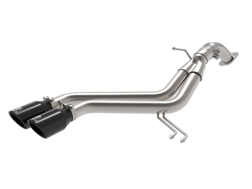 aFe Takeda 2-1/2 IN 304 Stainless Steel Axle-Back Exhaust System w/ Black Tip - Hyundai Veloster 2013-2017