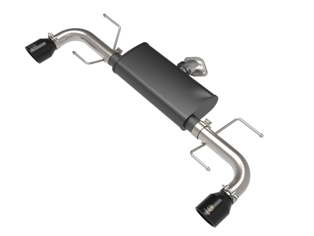 aFe Takeda 2-1/2 IN 304 Stainless Steel Axle-Back Exhaust System w/ Black Tip - Mazda CX-5 2017-2025