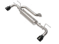 aFe Takeda 2-1/2 IN 304 Stainless Steel Axle-Back Exhaust System w/ Black Tip - Mazda 3 Hatchback 2019-2026