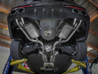 aFe Gemini XV 3 IN to Dual 2-1/2 IN 304 Stainless Steel Cat-Back Exhaust System w/ Cut-Out - Kia Stinger 2022-2023