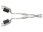 aFe Gemini XV 2-1/2 IN 304 Stainless Steel Cat-Back Exhaust System w/ Cut-Out - Kia Stinger 2018-2021