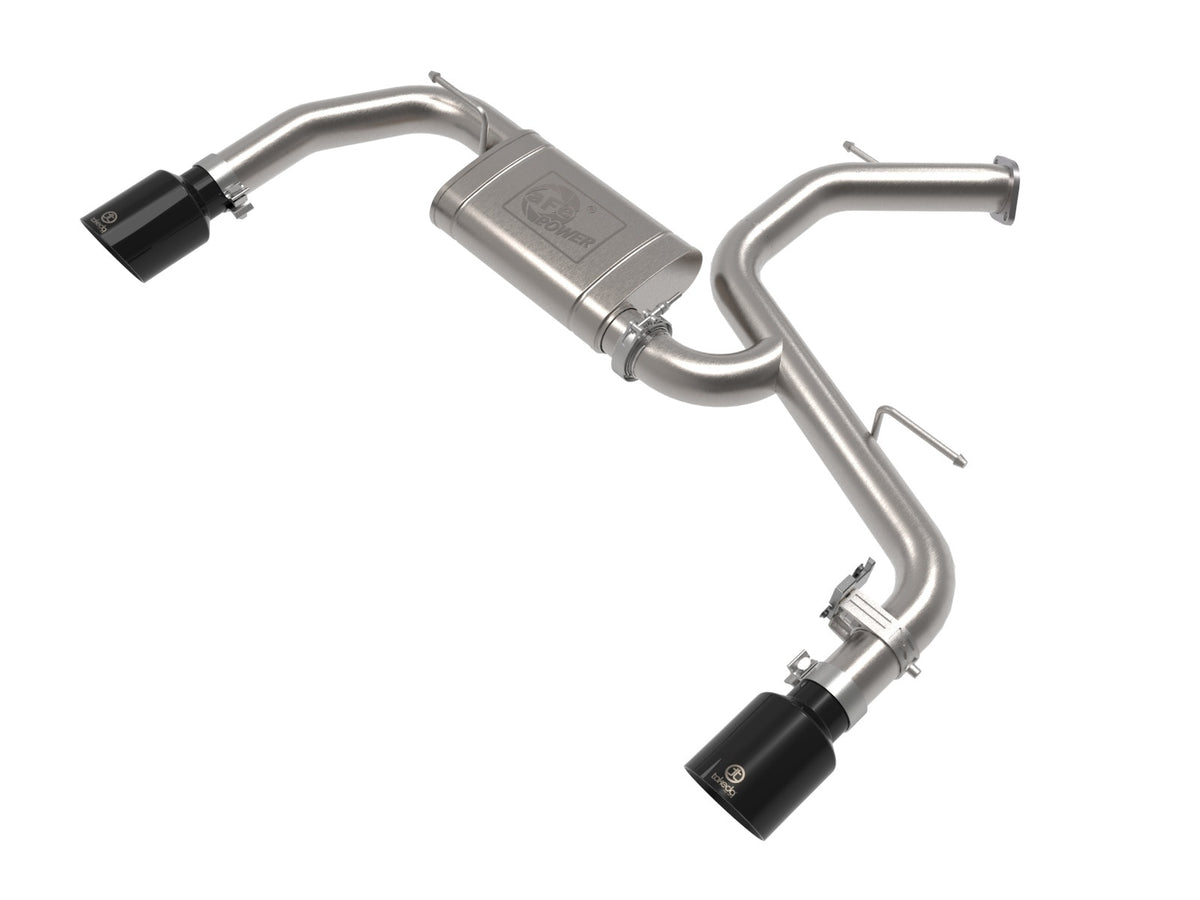 aFe Takeda 3 IN 304 Stainless Steel Axle-Back Exhaust System w/ Black Tip - Hyundai Elantra N 2022-2026