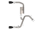 aFe Takeda 3 IN 304 Stainless Steel Axle-Back Exhaust System w/ Black Tip - Hyundai Elantra N 2022-2026
