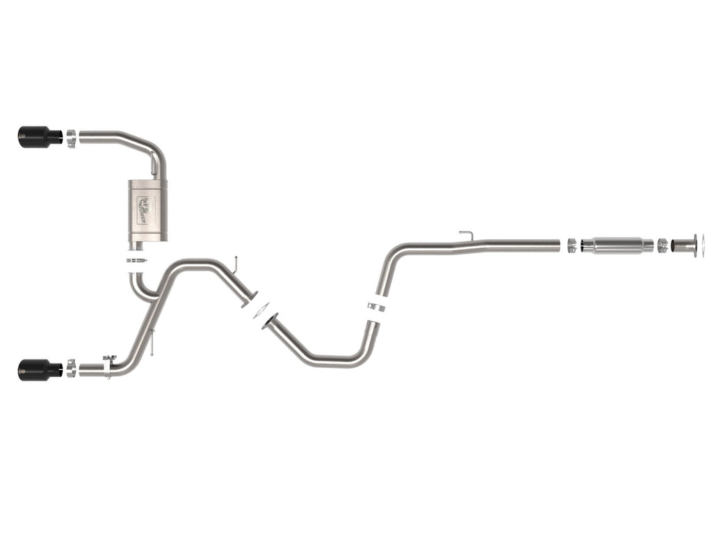 aFe Takeda 3 IN 304 Stainless Steel Cat-Back Exhaust System w/ Black Tip - Hyundai Elantra N 2022-2026