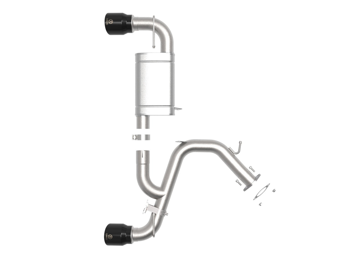 aFe Takeda 3 IN 304 Stainless Steel Axle-Back Exhaust System w/ Black Tip - Hyundai Veloster N 2021-2022