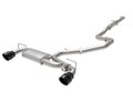 aFe Takeda 3 IN 304 Stainless Steel Cat-Back Exhaust System w/ Black Tip - Hyundai Veloster N 2021-2022