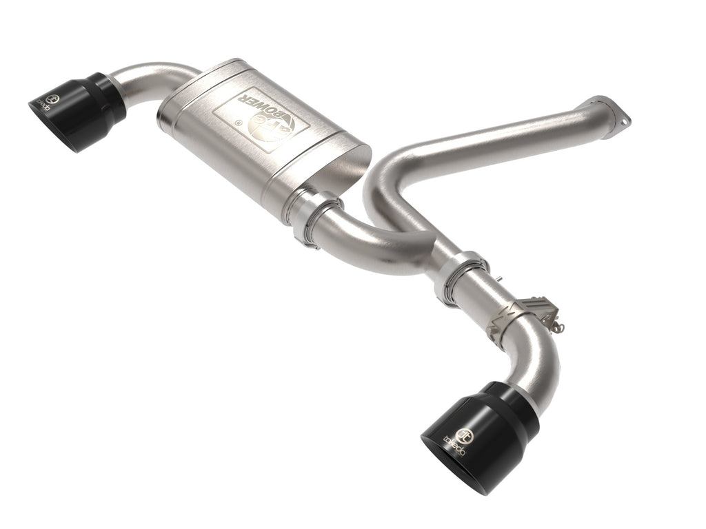 aFe Takeda 3 IN 304 Stainless Steel Axle-Back Exhaust System w/ Black Tip - Hyundai Kona N 2022-2023