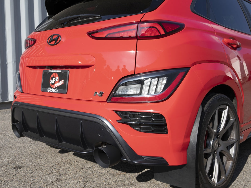 aFe Takeda 3 IN 304 Stainless Steel Axle-Back Exhaust System w/ Black Tip - Hyundai Kona N 2022-2023
