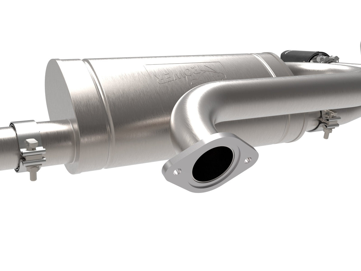 aFe Takeda 2-1/2 IN 304 Stainless Steel Axle-Back Exhaust System w/ Black Tip - Mazda CX-50 2023-2026