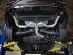 aFe Takeda 3 IN to 2-1/2 IN 304 Stainless Steel Axle-Back Exhaust Black Tip - Kia Forte GT 2020-2021