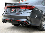 aFe Takeda 3 IN to 2-1/2 IN 304 Stainless Steel Axle-Back Exhaust w/ Black Tips - Kia Forte GT 2022-2024