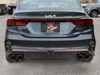 aFe Takeda 3 IN to 2-1/2 IN 304 Stainless Steel Axle-Back Exhaust w/ Black Tips - Kia Forte GT 2022-2024