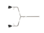 aFe Takeda 3 IN to 2-1/2 IN 304 Stainless Steel Axle-Back Exhaust System w/ Black Tip - Kia K5 GT 2021-2024