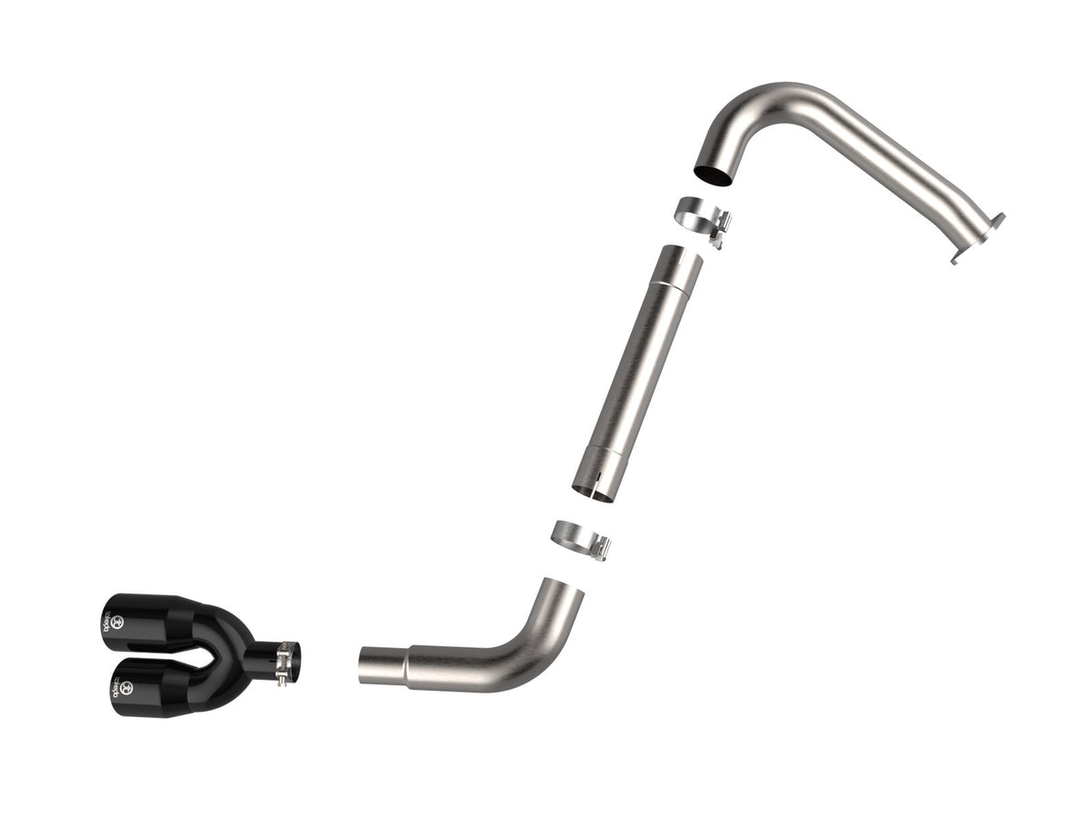aFe Takeda 3 IN 304 Stainless Steel Axle-Back Exhaust System w/ Black Tip - Hyundai Elantra N Line 2021-2026